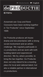 Mobile Screenshot of deproductie.nl