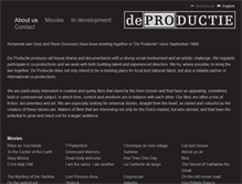 Tablet Screenshot of deproductie.nl